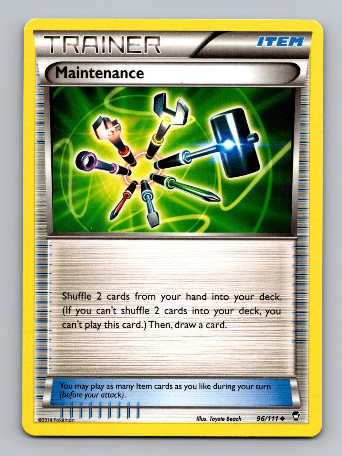 Pokemon TCG Maintenance 96/111 Furious Fists Regular Uncommon NM/M