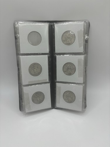 Quarter 1941 - 1964 Quarters Coin Folder Wallet mixed mint mark lot, Whitman?