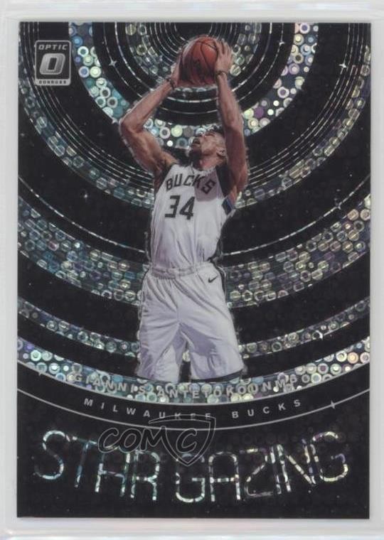 2019 Donruss Optic Star Gazing Fast Break Holo Prizm Giannis Antetokounmpo 1u6