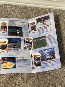 Sega Saturn A World of Games Promotional Catalog/Flyer. Very Rare Excellent