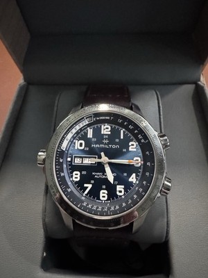 Hamilton Khaki Aviation X-Wind Day Date Auto - Auto Automatic H77765541 - Blue