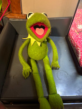 Fisher-Price Toys Kermit the Frog Muppets Green Plush Doll, Medium, Vintage