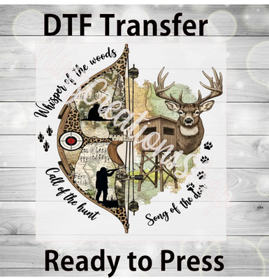 DTF Heat Transfer ? Ready to Press, Full Color Design