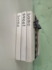 Handmade Books Of 3, Painted And Designed To Look Country And Cozy. 9x6”