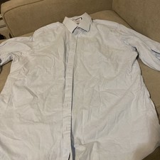 Charles Tyrwhitt Light Blue Men's Dress Shirt Size 18/35in. 46/89 .