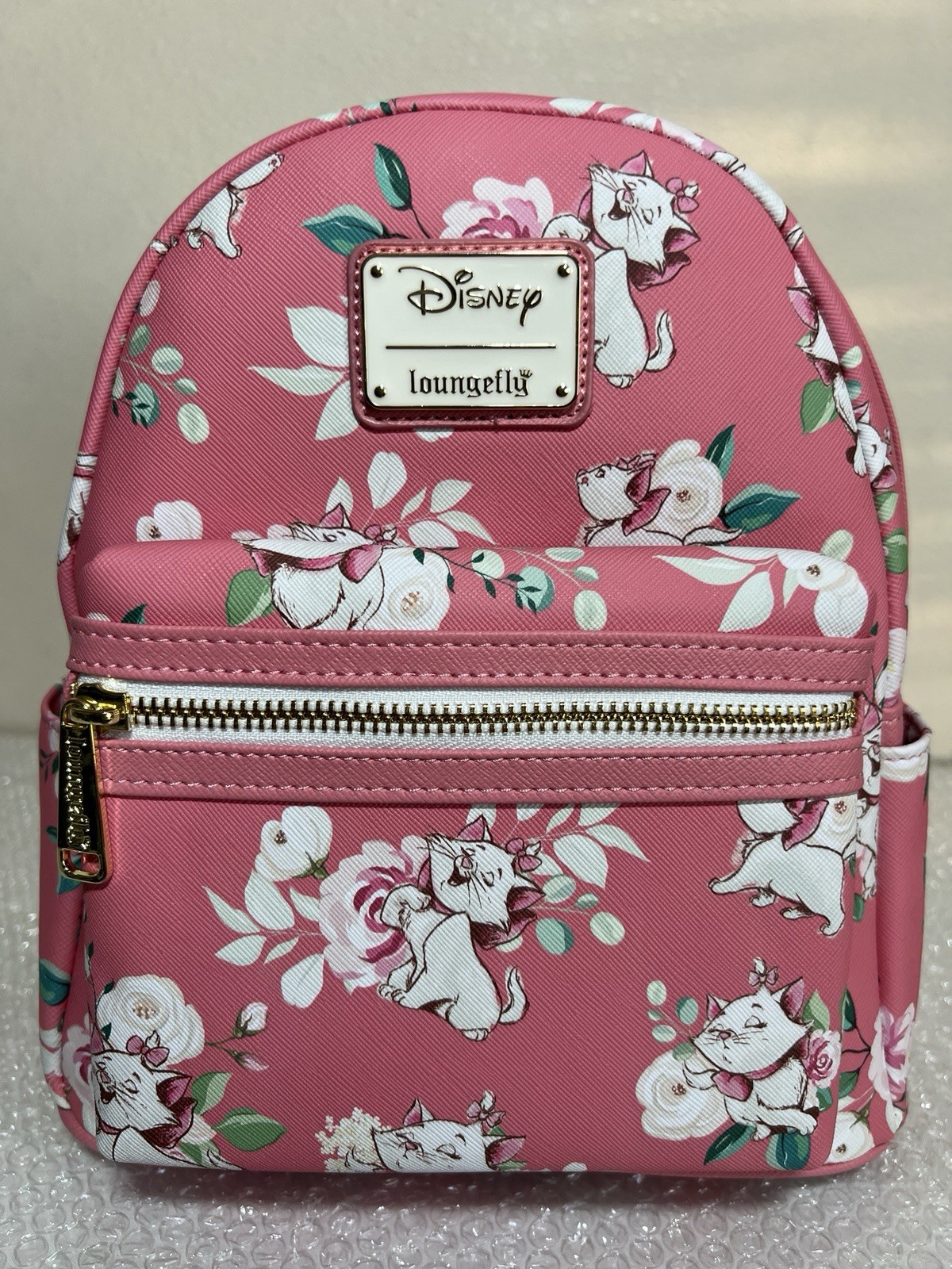 Loungefly Disney The Aristocats Marie Pink Floral AOP Mini B