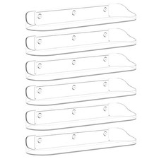 Floating Shelves for Wall, 6-Pack 15" Wall Shelves for Bathroom, Bedroom, Kit...