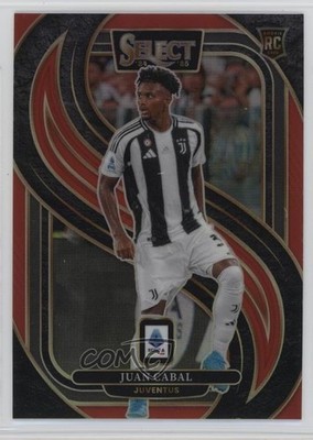 2024-25 Panini Select Serie A Mezzanine Red Prizm Juan Cabal #191 Rookie RC 0c3h