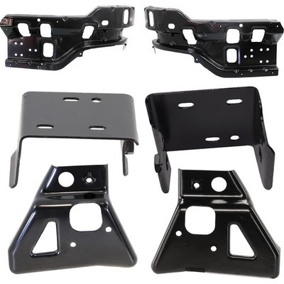 Set of 6 Bumper Bracket For Chevrolet Silverado 2500 HD 2011 to 2014 Front Left