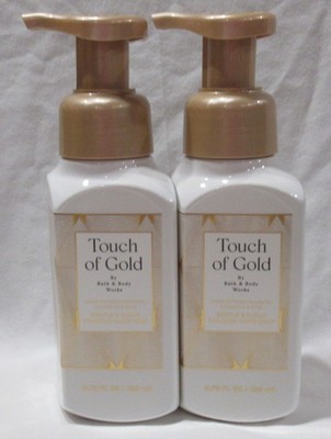 Bath & Body Works Gentle & Clean Foaming Hand Soap Lot Set of 2 TOUCH OF GOLD