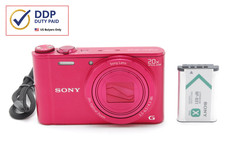  NEAR MINT Sony Cybershot DSC-WX300 Digital Camera 18.2 MP Red From JAPAN