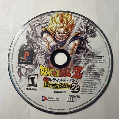 Dragon Ball Z Ultimate Battle 22 PlayStation PS1 Video Game Disc Only