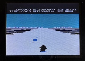 Antarctic Adventure Famicom JP Version  Konami Retro NES Action