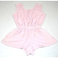 Vintage Pool Cover Jumper Granada Size M 80s Soft Pale Pink Terrycloth