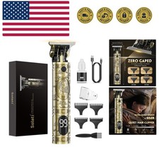 Hair Clippers for Men Cordless Professional Beard Trimmers with LCD Display E...