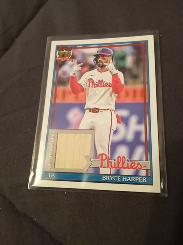 2026 Topps Bryce Harper Game Used Bat Relic