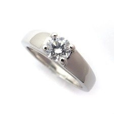 BVLGARI Marryme Ring Diamond Pt950 US 4 P0054028