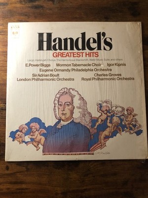 Handel's Greatest Hits Vinyl Various Performers Columbia Masterworks LP 1970