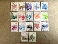 Lot timbres Monaco  série " Monaco d'autrefois "