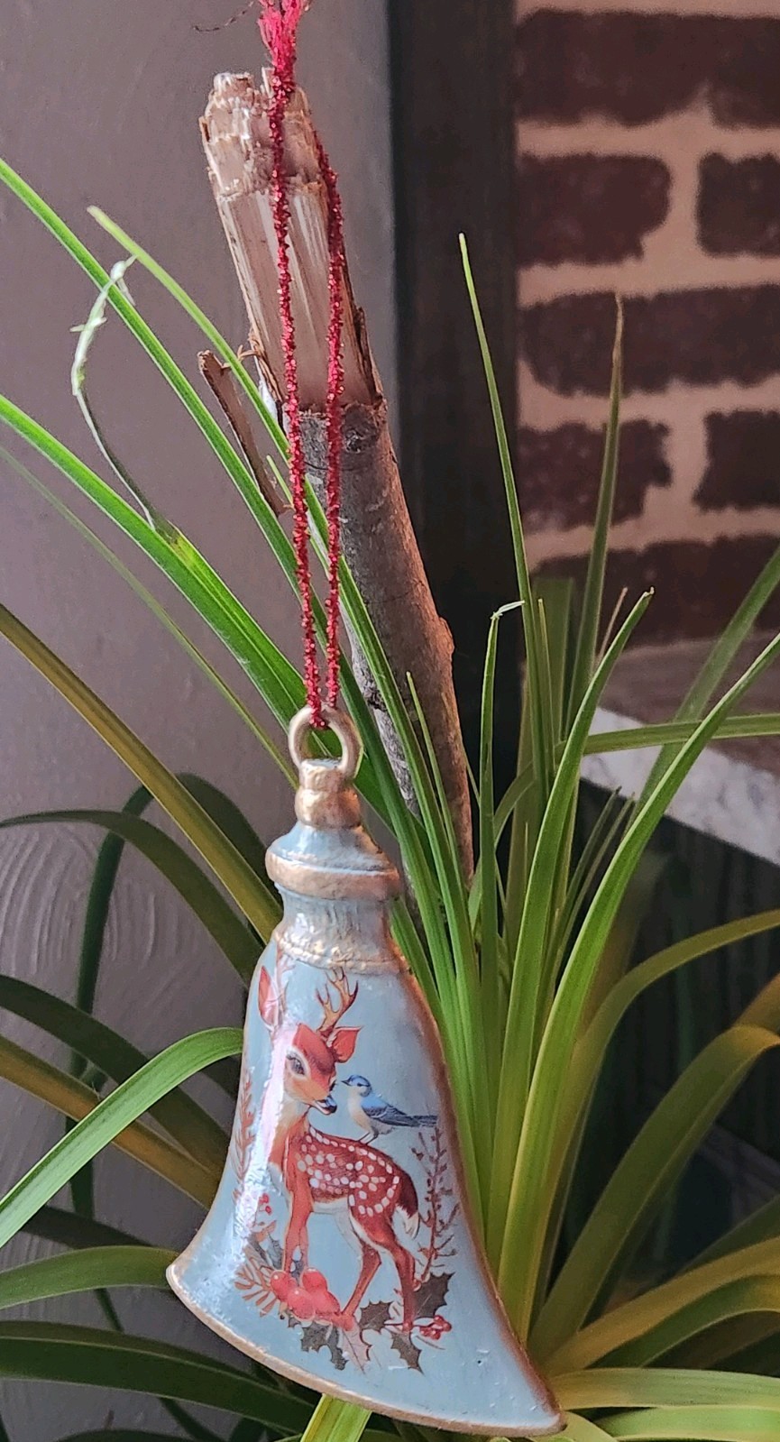 Handmade Resin Christmas Tree Decoration Hanging Ornament