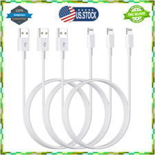 3-Pack 3ft MFi Certified Lightning Cables  USB to Lightning, Fast Charging  Sync