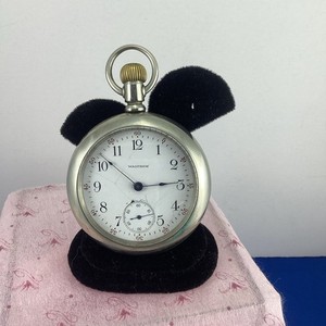 Vintage American Waltham Watch Co. Silverode Pocket Watch. Sz 18. 15 Jewels #101