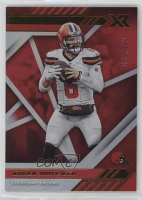2020 Panini XR Red /249 Baker Mayfield #61 1pi5