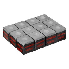 12-Pack of Pool Cue Chalks, Billiard Pool Table Accessories for Home/Tourname