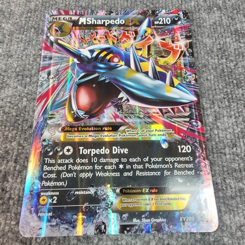 Pokémon M Sharpedo EX Promo Mega 210 HP Holo XY XY200 Card