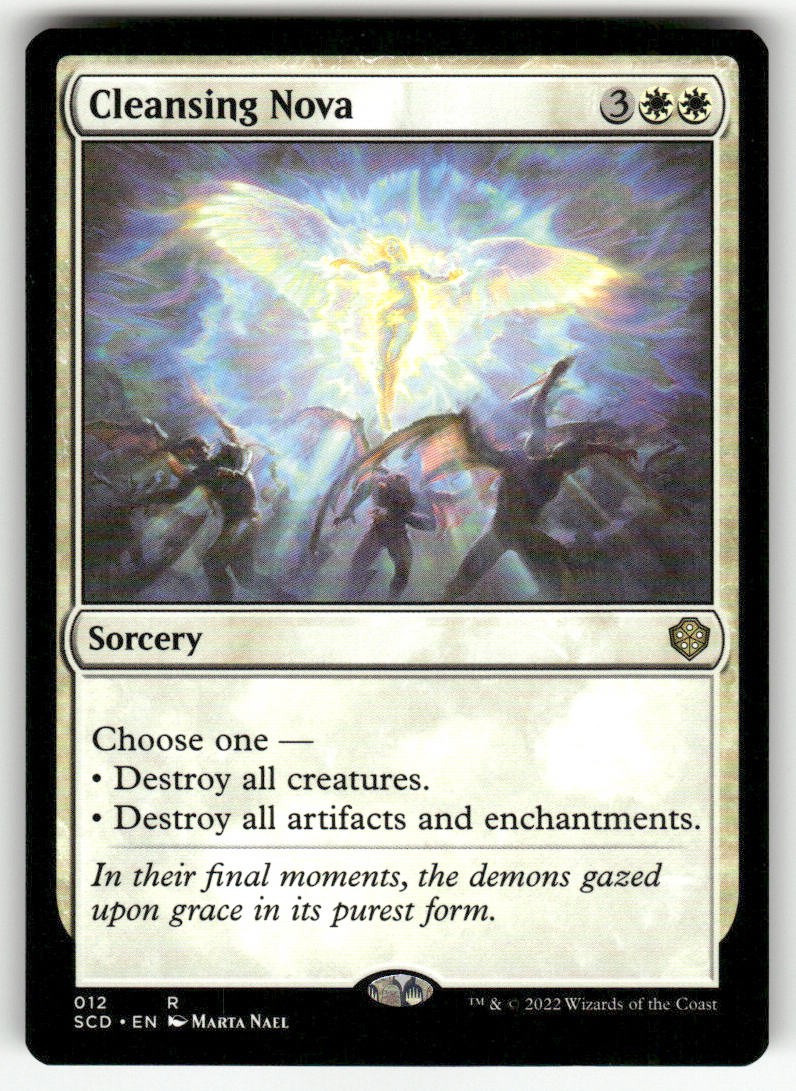 CLEANSING NOVA #12 MTG STARTER COMMANDER DECKS RARE