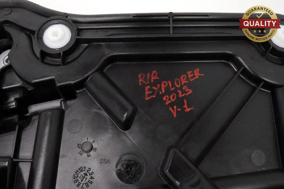 2020 - 2024 FORD EXPLORER REAR RIGHT SIDE DOOR WINDOW REGULATOR & CARRIER OEM Foto 3 de 4