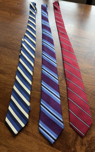 BLOOMINGDALE’S The Men’s Store (Set Of 3 Silk Ties)