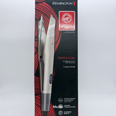 Remington Pro Twist & Curl 1'' Multi-Styler Ceramic Titanium  Champagne Open Box