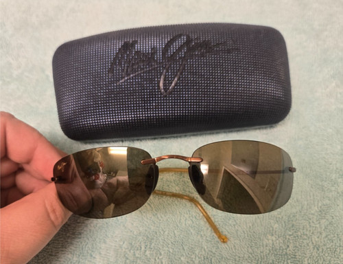 Maui Jim Sunglasses MJ-518-21 Honolua Bay Made In Japan Polarized