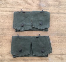 PAIRE DE PORTE CHARGEUR TOILE TAP MLE 50/51 MAS 49/USM1 VIDE ARMEE FR. OCCAS