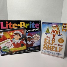 Lite Brite Color Pop Elf on the Shelf  Girl Elf Set Christmas Bundle