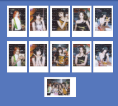 LE SSERAFIM SPAGHETTI SOFT THUMBNAIL WEVERSE POLAROID 50K