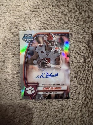 2024 Bowman Chrome University - Cade Klubnik Auto Refractor /299 (AU, RC)