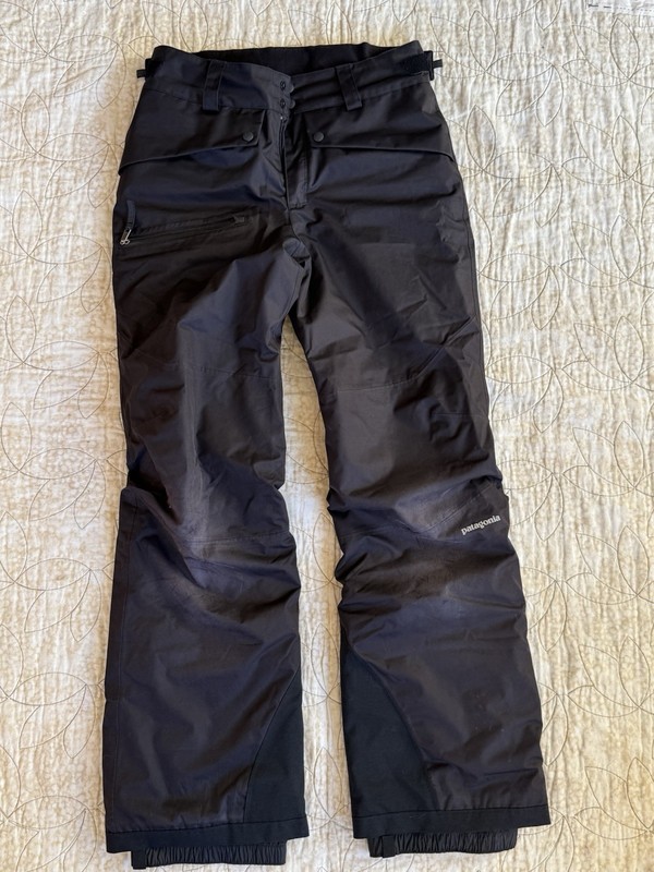 Patagonia Snow Pants Black Kids XL Ski Snowboard Insulated Waterproof