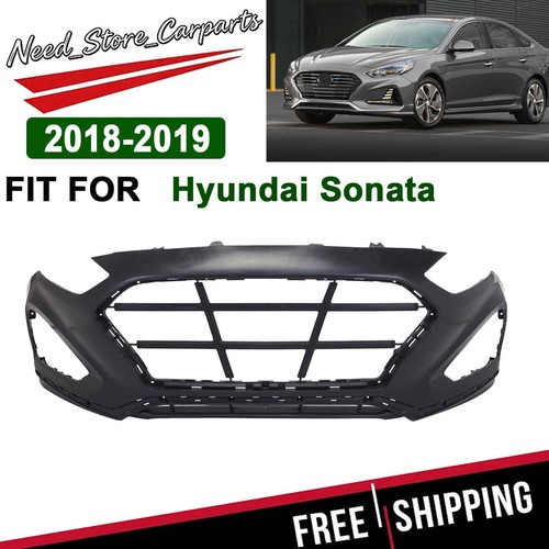 Front Bumper Cover Fascia For 2018-2019 Hyundai Sonata Sport Replacement