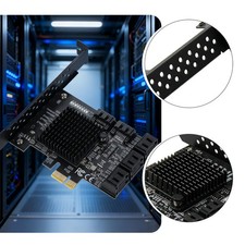 8 Port SATA 3.0 PCI Express Expansion Card PCI-E Controller 6G Adapter for HDDzk