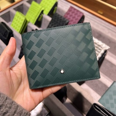Montblanc Leather Wallet Extreme 3.0 6CC British Green Full Box NIB Gift