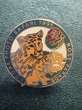 Vintage 1995 Kodak Photo Safari Rose Parade Leopard Cub Enamel Pin Z23