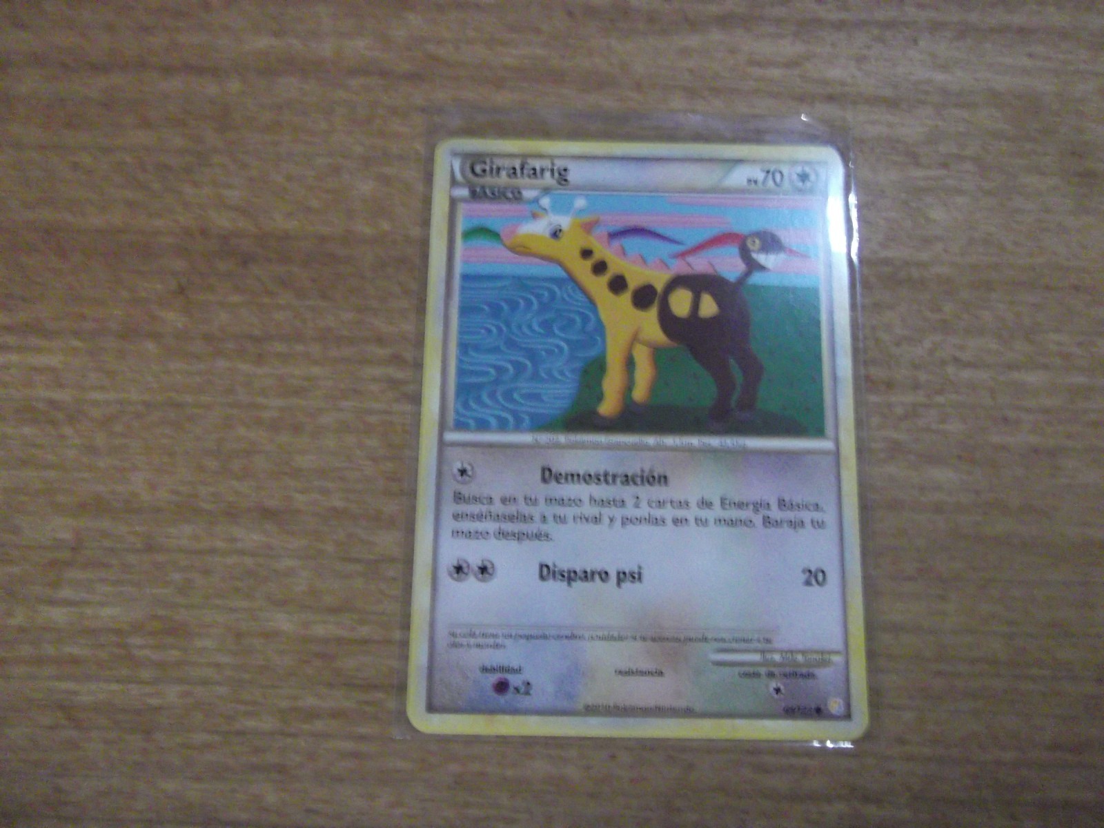 Pokémon TCG Girafarig HeartGold SoulSilver 64/123 Non Holo NM