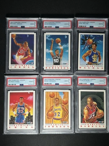 1991 Fleer Pro Visions Basketball Complete Set - (Michael Jordan) - All PSA 10