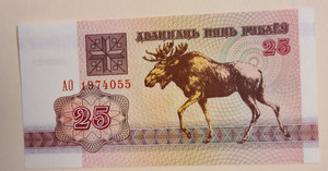 BELARUS 25 Ruble note - Possibly Uncirculated - Free Shipping