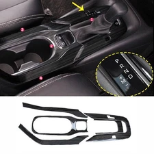 Black Titanium Inner Gear Shift Box Panel Cover 4pc For Toyota Corolla 2019~2022