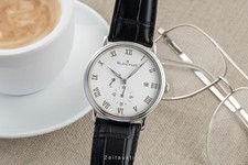 Blancpain Villeret Ultraplate Stahl Handaufzug Ref. 6606-1127-55B  NP: 11100 €