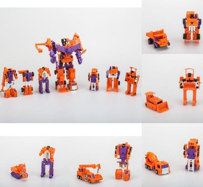 Transformers G1 Reissue Orange Devastator Christmas Without Toybox Free Shipping