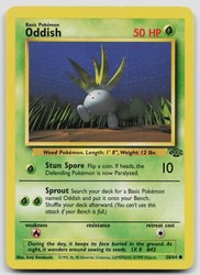 Oddish 58/64 Jungle Unlimited Common Pokemon TCG